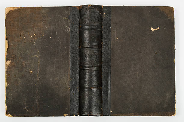 Nero Copertina libro - foto stock