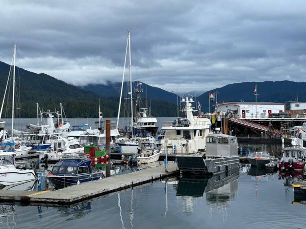 istock Ships moored in the harbor 1728447737