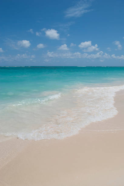istock Turquoise Blue Sea Smooth Sand Beach 172845123