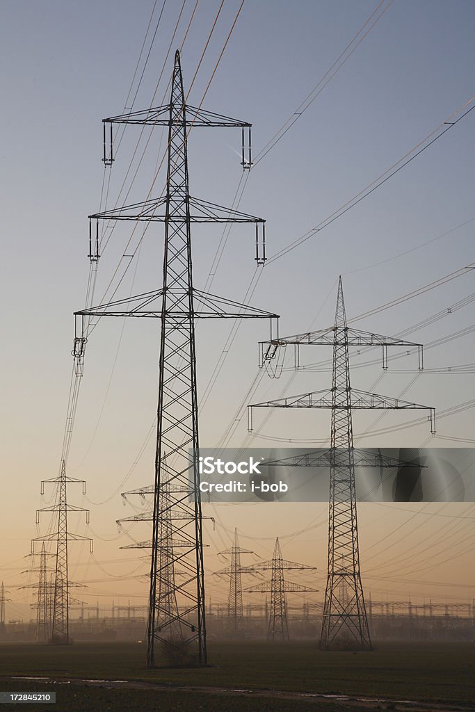 Electricity Pylon - Lizenzfrei Bauwerk Stock-Foto