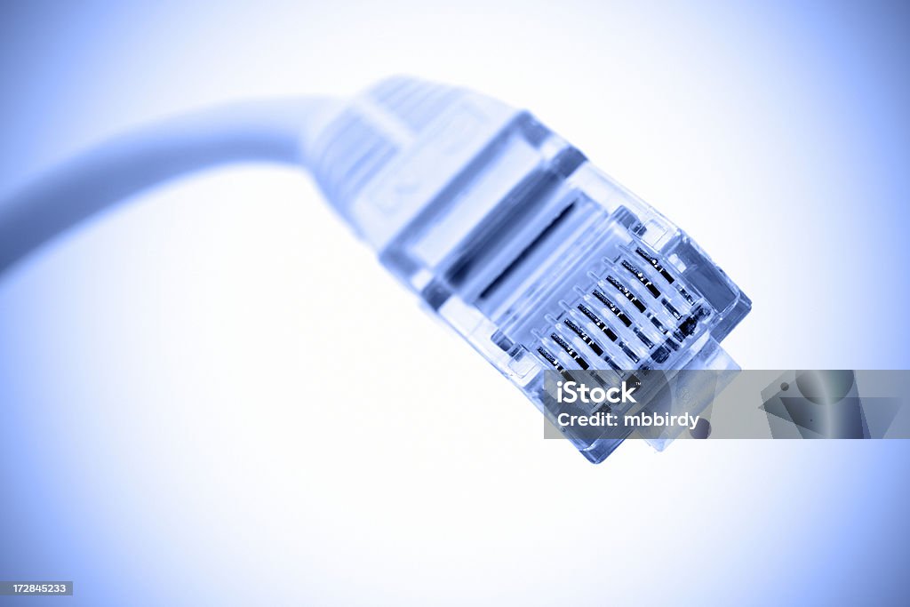 Kabel złącza sieci LAN - Zbiór zdjęć royalty-free (Bez ludzi)