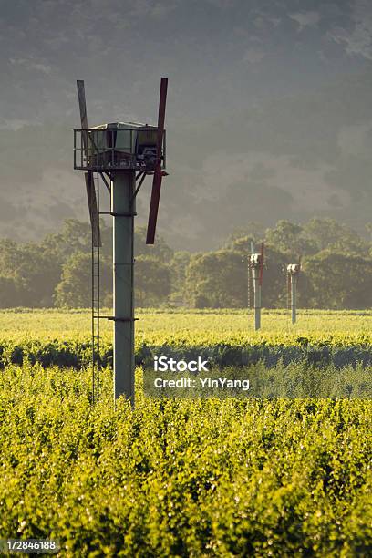 Wind Machine At The Vineyard Stock Photo - Download Image Now - Agricultural Field, Agriculture, California