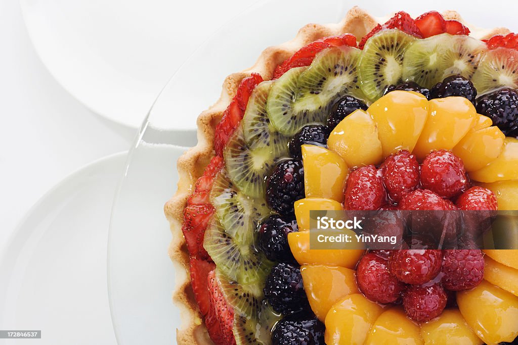 Estate Crostata di frutta - Foto stock royalty-free di Albicocca