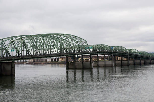 istock Columbia River Bridge, I-5 on overcast day 172846546
