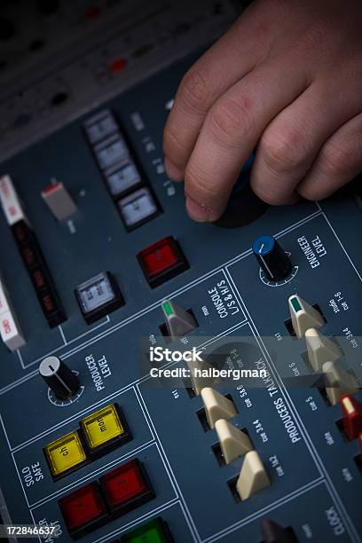 Hand Turning Knob Stock Photo - Download Image Now - Audio Equipment, Authority, Communication