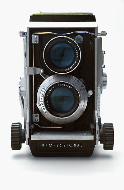 Twin Reflex Camera stock photo