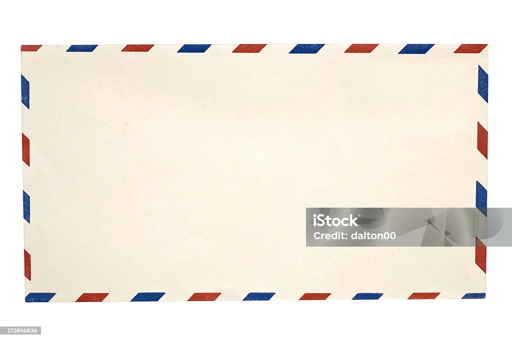 Air Mail Envelope - Lizenzfrei Alt Stock-Foto