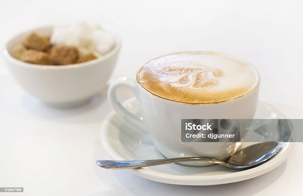 Cubetti di zucchero e caffè - Foto stock royalty-free di Caffè - Bevanda