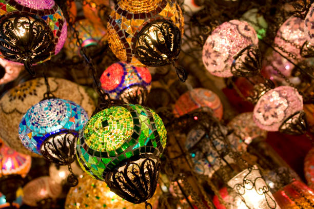 istock Turkish lamps at Grand Bazaar in Istanbul, Turkey 172847455