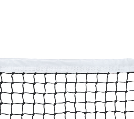Tennis net on a white background.