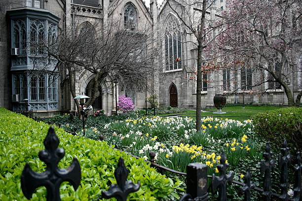istock Garden by Church in Manhattan 172848035