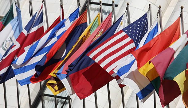 istock US Flag with International Flags XXL 172848157