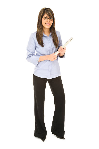 istock Young Businesswoman Holding Documents 172848186
