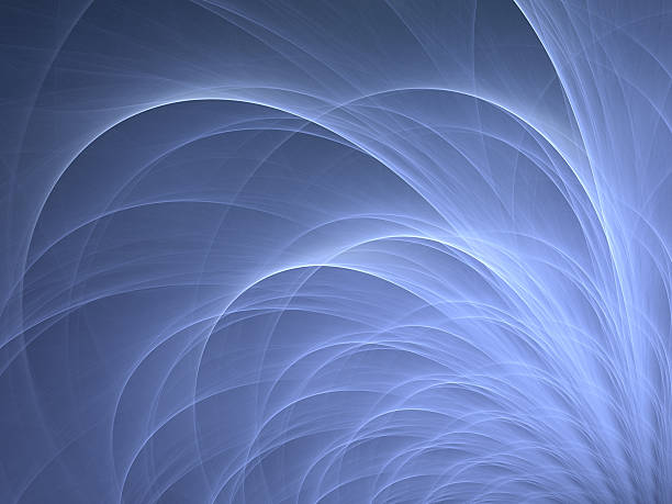 abstract fading blue curves