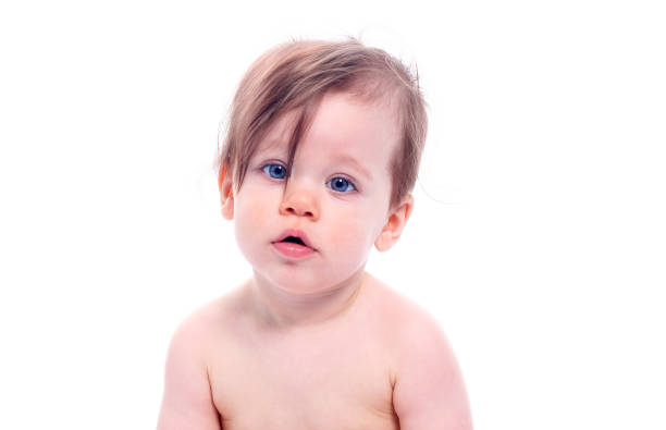 istock Cute baby isolated  on white 172848510