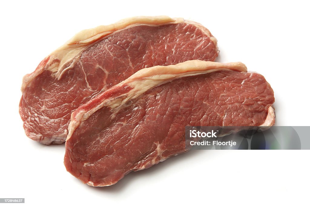 Carne: Bifes crus - Royalty-free Carne Vermelha Foto de stock