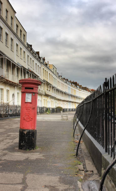 istock Georgian Houses and Postbox 172848831