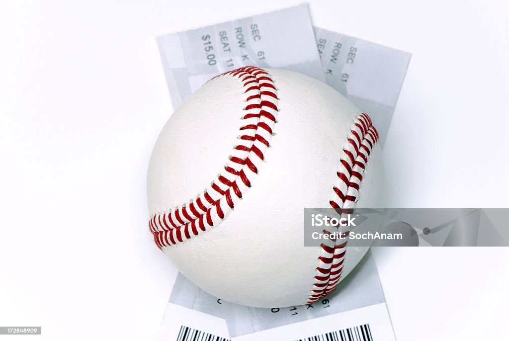 Ticket-Serie-Baseball - 2 - Lizenzfrei Baseball Stock-Foto