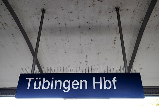 a sign of tübingen in germany