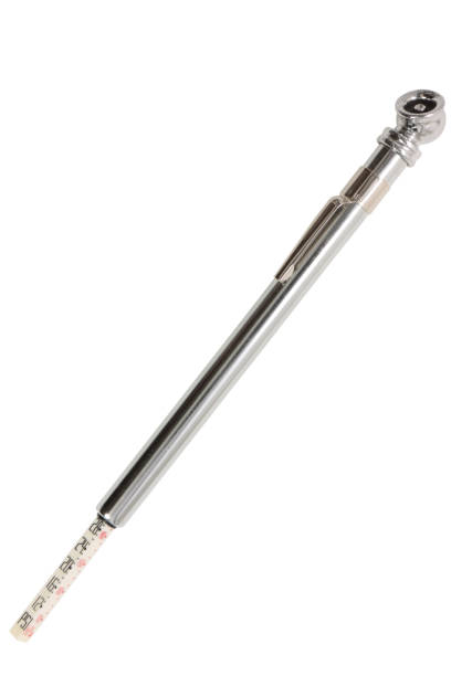 istock Car Tire air pressure guage (on white) 172849242