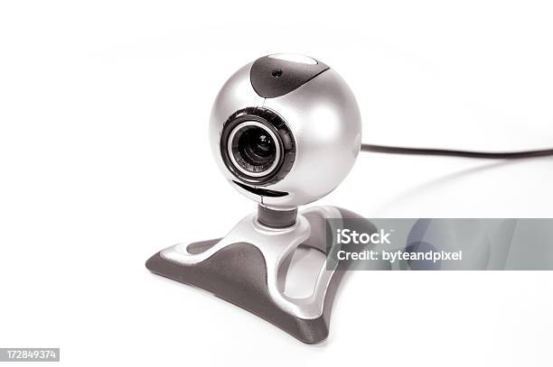 Web Or Internet Camera Stock Photo - Download Image Now - Black Color, Cable, Camera - Photographic Equipment