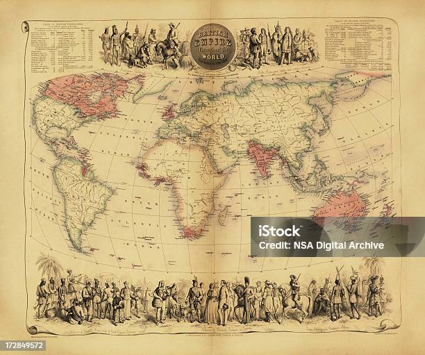 Vetores de Mapa Do Império Britânico e mais imagens de Império Britânico - Império Britânico, Mapa, Mapa-múndi