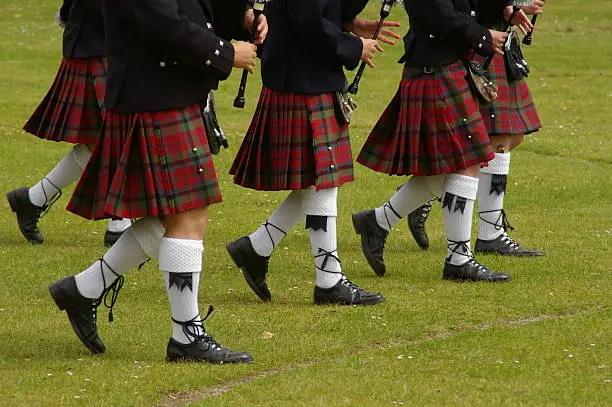 The pipes play and the kilts swing - what could be more typically Scottish!Similar pictures: