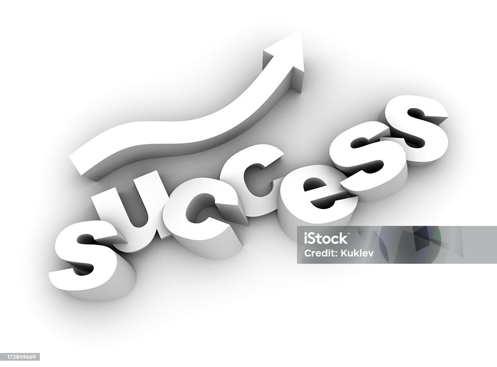 Il successo - Foto stock royalty-free di Bianco