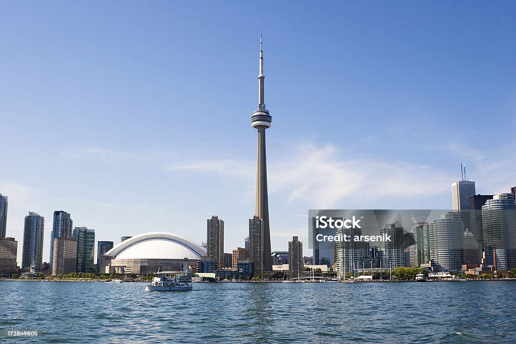 skyline von Toronto - Lizenzfrei CN Tower Stock-Foto