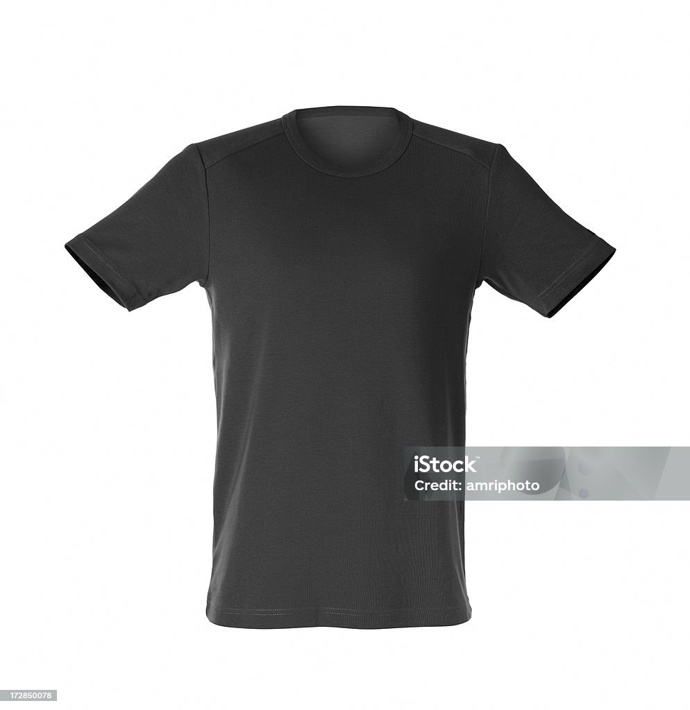 Camiseta negra - Foto de stock de Camiseta libre de derechos