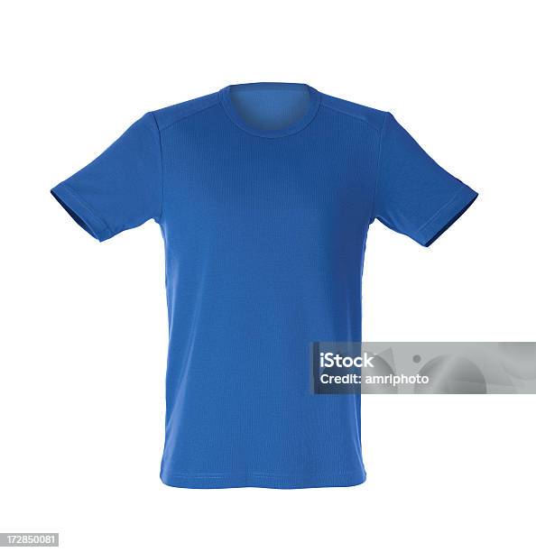 Niebieski Tshirt - zdjęcia stockowe i więcej obrazów Bawełna - Bawełna, Bez ludzi, Billboard