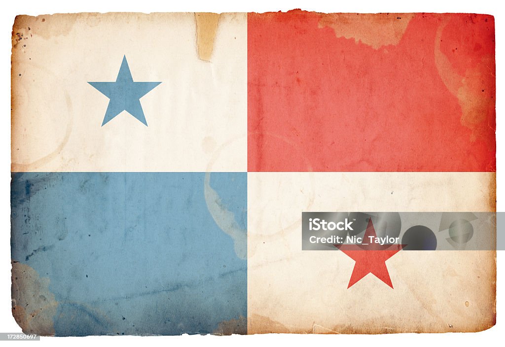 Flaga Panamy XXXL - Zbiór zdjęć royalty-free (Abstrakcja)