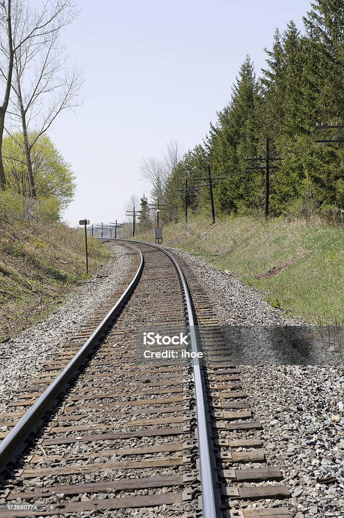 Железнодорожный путь - Стоковые фото Без людей роялти-фри