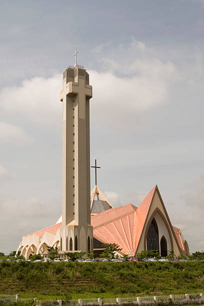 Church in Abuja "Christian church in Abuja, Nigeria." abuja stock pictures, royalty-free photos & images