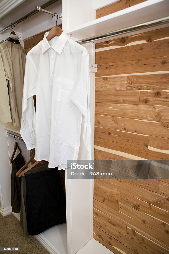 Walk In Cedar Closet Walk-in cedar closet. Cedar Tree Stock Photo