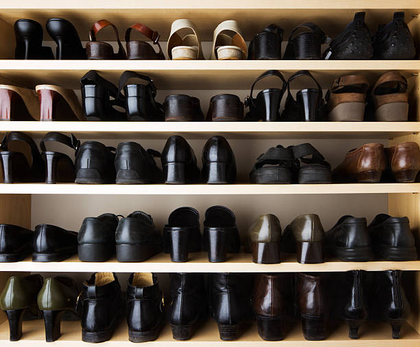 istock Shoes Closet Organization with Rack Shelf Storage Compartment 172851940