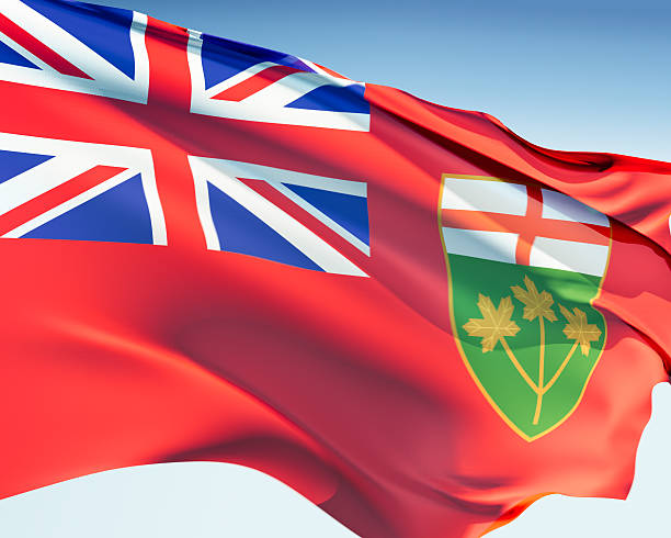 istock Flag of Ontario 172852012