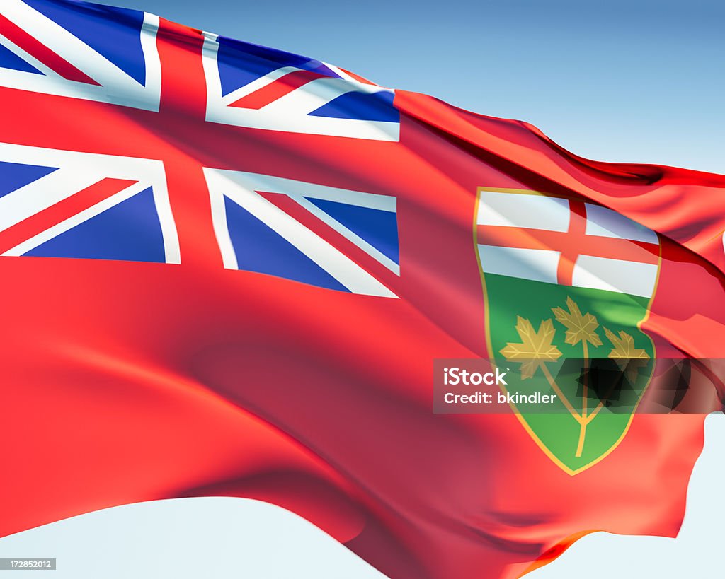 Bandeira de Ontário - Royalty-free Bandeira Foto de stock