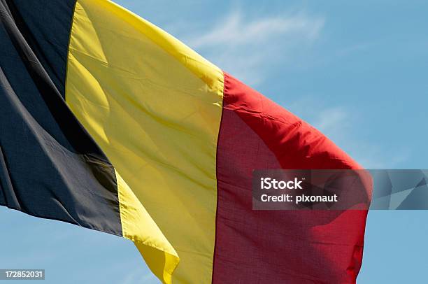 Bandeira Da Bélgica - Fotografias de stock e mais imagens de Amarelo - Amarelo, Bandeira, Bandeira Nacional