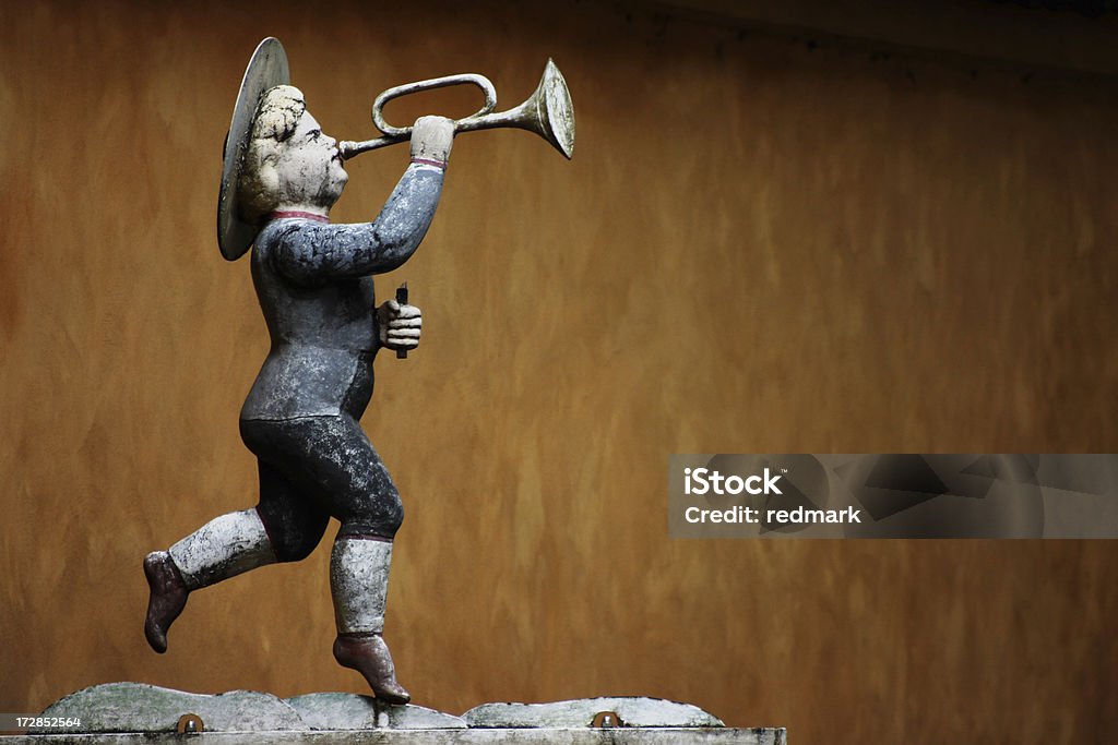 Bohemian Trompete Jungen - Lizenzfrei Architektonisches Detail Stock-Foto
