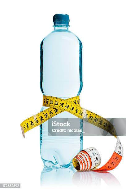 Gesunder Lifestyle Stockfoto und mehr Bilder von Bandmaß - Bandmaß, Flasche, Abnehmen