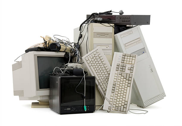istock A pile of old keyboards, hard drives and monitors 172853304