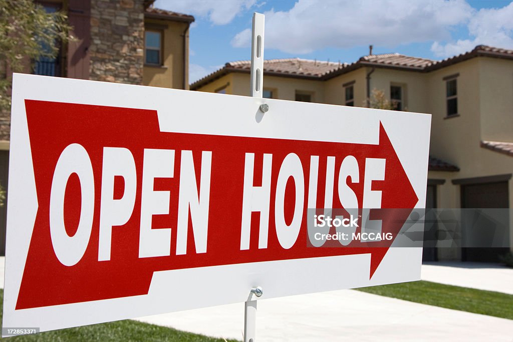 open house - Foto stock royalty-free di Affari