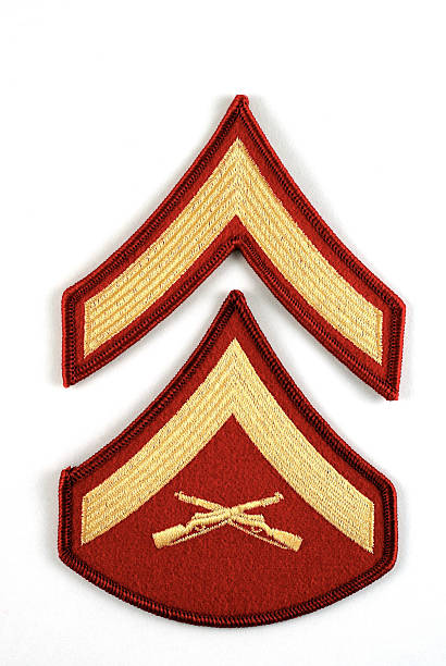 istock Marine Private and Lance Corporal Rank Insignia 172853556