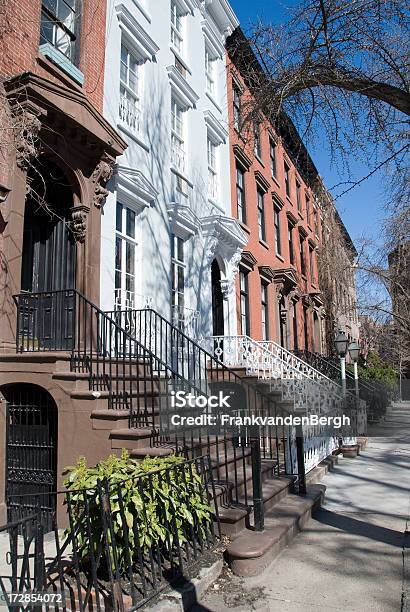 Foto de Nova York Moradia e mais fotos de stock de Apartamento - Apartamento, Arenito castanho-avermelhado, Arquitetura