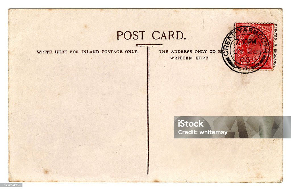 Cartolina: Edward VII luglio 1906 - Foto stock royalty-free di Anno 1906