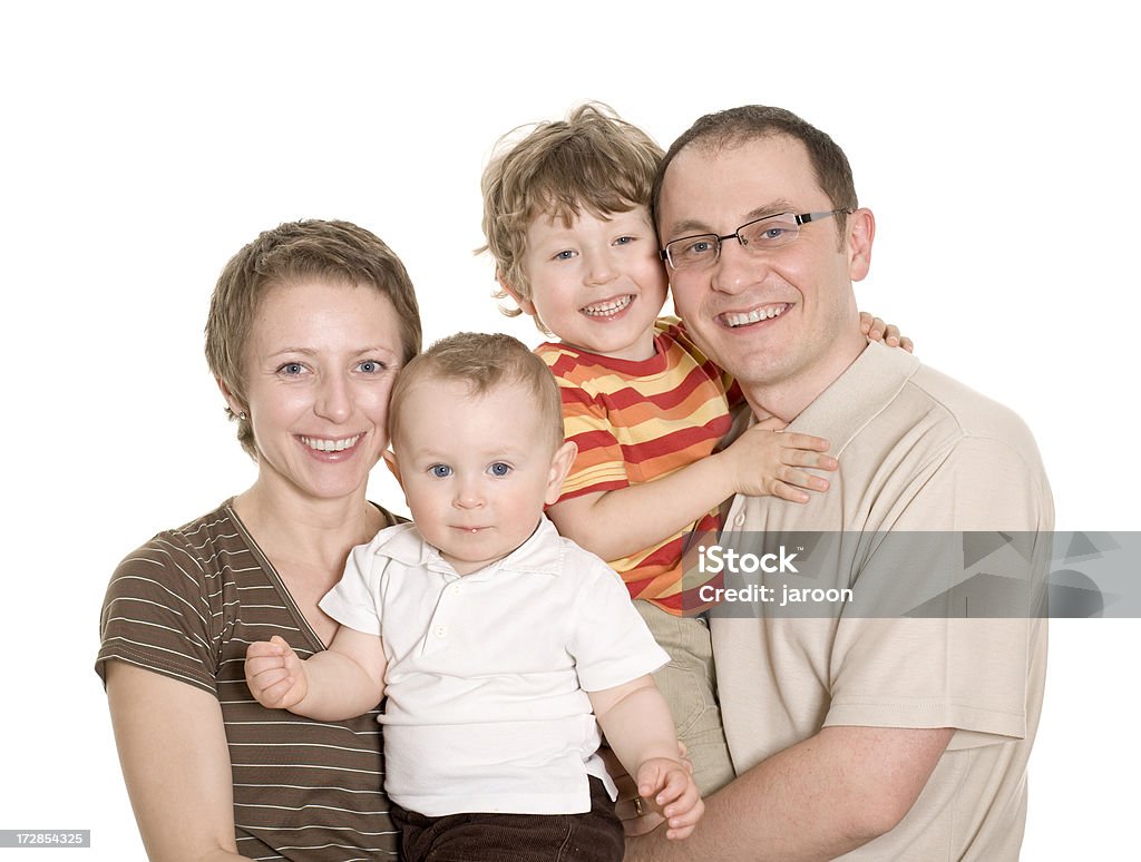 Glückliche Familie - Lizenzfrei 4-5 Jahre Stock-Foto