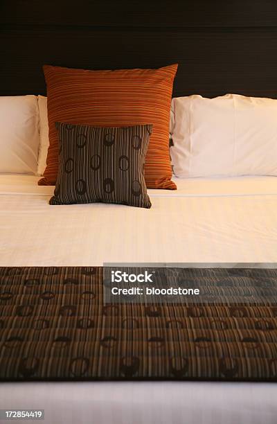 Bed Stock Photo - Download Image Now - Bed - Furniture, Bedding, Brown