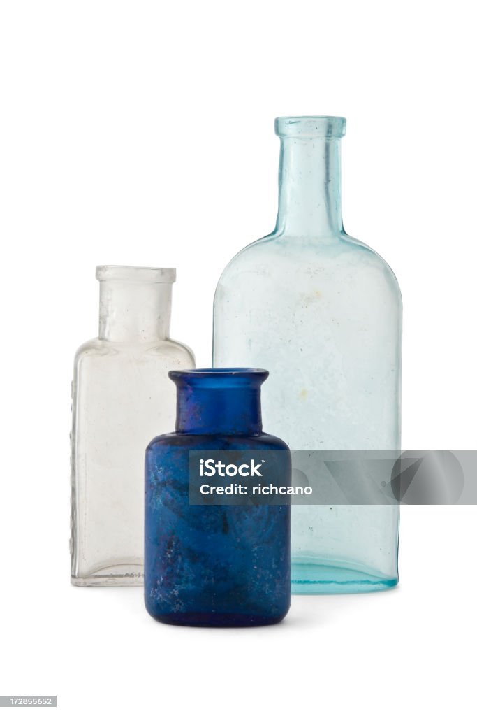 Drei alte Flaschen - Lizenzfrei Alt Stock-Foto
