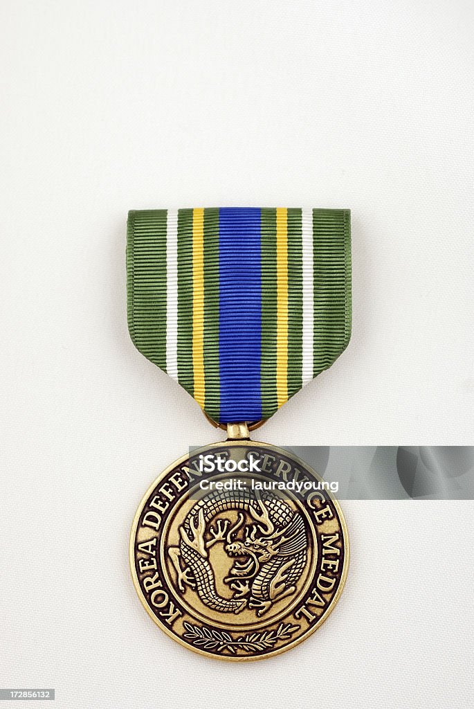 米国陸軍韓国防衛サービスのメダル - 空軍のロイヤリティフリーストックフォト